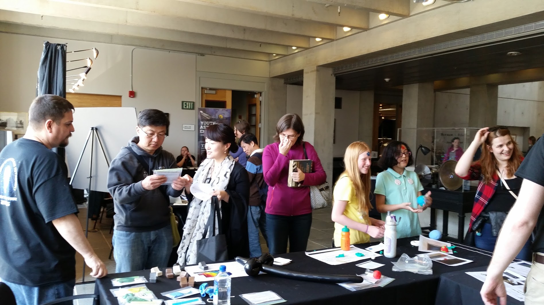 An IDIES table at an event geared toward middle and high schoolers.