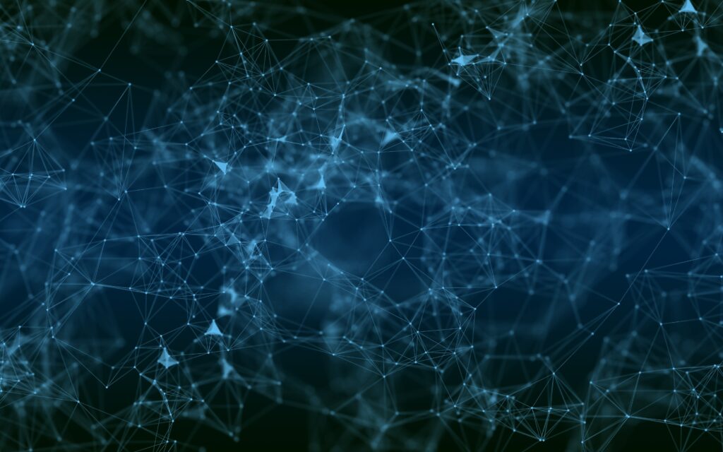 Abstract Networking banner